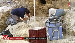 Des squelettes exhumés au Quartier Latin, à Paris