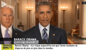 Nucléaire inanien : Obama salue un accord «basé sur la vérification»