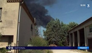 Berre-l'Etang : violent incendie sur un site pétrochimique
