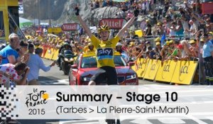 Summary - Stage 10 (Tarbes > La Pierre-Saint-Martin) - Tour de France 2015