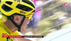 Tour de France : polémique autour des trois bus de l'équipe Sky