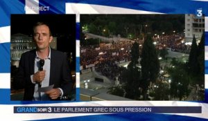 Grèce : échauffourées à Athènes avant le vote au Parlement