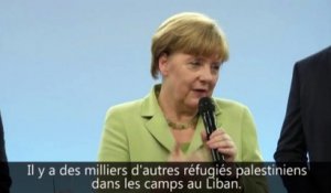 Angela Merkel fait pleurer une jeune réfugiée palestinienne