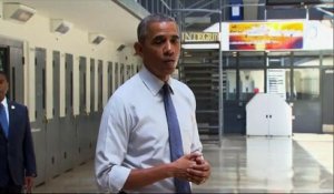 Obama : Premier président américain à visiter une prison