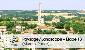 Paysage du jour / Landscape of the day - Étape 13 (Muret > Rodez) - Tour de France 2015