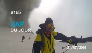 ZAP DU JOUR #185 : Des skieurs échappent à une éruption sur le volcan Etna / Old but Gold / Un réveil brutal /