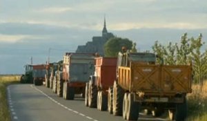 Le blocage du Mont Saint-Michel à travers nos télés, en 42 secondes