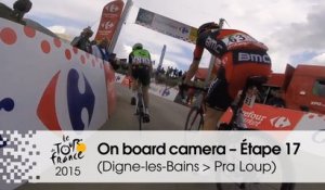 Caméra embarquée / On board camera - Stage 17 (Digne-les-Bains / Pra Loup) - Tour de France 2015
