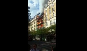 Un incendie spectaculaire se déclare à Levallois-Perret