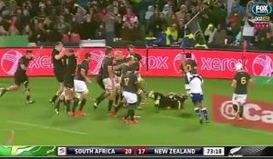 Rugby Championship - All Blacks - l'essai de Richie McCaw face aux Springboks