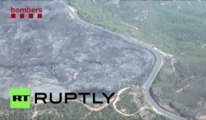 Un feu de forêt en Catalogne dévaste plus de 1 200 hectares (images aériennes)