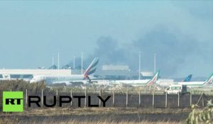 Italie : un incendie près de l'aéroport de Rome cloue les avions au sol