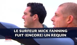 Le surfeur Mick Fanning fuit (encore) un requin