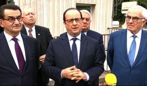Déclaration du président à l'issue de la visite de l’hôtel Le Saint-Cirq