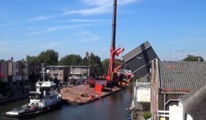 2 grues s'effondrent et détruisent des maisons aux Pays-Bas - accident terrible