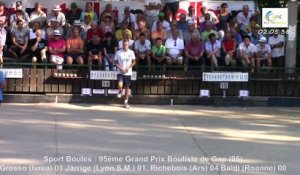 Mène 3, Finale du 95ème Grand Prix Bouliste, Sport Boules, Gap 2015