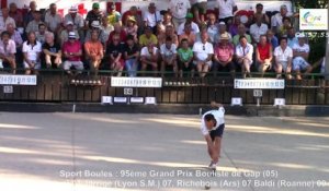 Mène 6, Finale du 95ème Grand Prix Bouliste, Sport Boules, Gap 2015