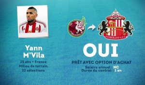 Officiel : Yann M'Vila se relance à Sunderland !