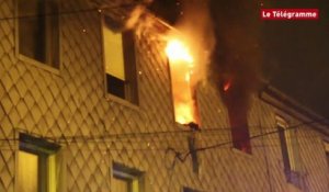 Brest. Un appartement prend feu à Saint-Martin