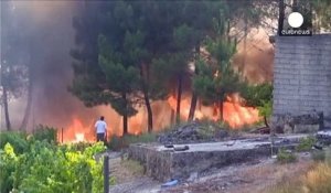 Le Nord du Portugal et la Galice en proie à de violents incendies