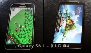 Samsung Galaxy S6 vs LG G4 : le speed test