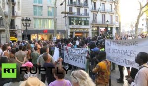 Manifestation à Barcelone après la mort suspecte d'un migrant