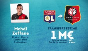 Officiel : Mehdi Zeffane file à Rennes !