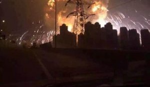 Chine : Enorme explosion dans la ville de Tianjin