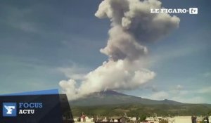 Un volcan mexicain crache ses cendres à 3km de hauteur
