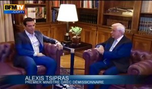 Grèce: la démission d'Alexis Tsipras inquiète les Grecs