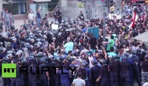 Liban : des blessés dans des affrontement avec la police provoqués par une crise de déchets