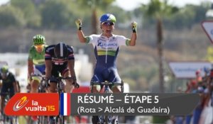 Résumé - Étape 5 (Rota / Alcalá de Guadaíra) - La Vuelta a España 2015