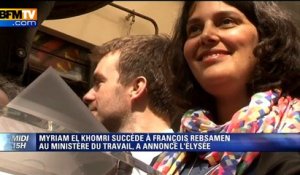 Myriam El Khomri succède à François Rebsamen au ministère du Travail