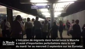 Les passagers de l'Eurostar coincé à Calais