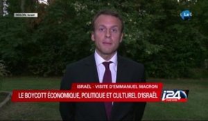 Interview sur i24news d'Emmanuel Macron, le ministre français de l'Economie