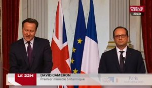 Europe : Hollande et Cameron cherchent un compromis