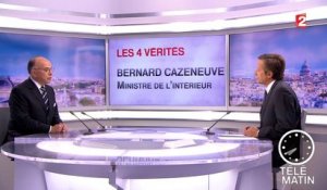 "Les 4 Vérités" : Bernard Cazeneuve veut davantage de fermeté sur les routes