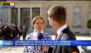 "Le processus de fermeture de Fessenheim sera irréversible", assure Ségolène Royal