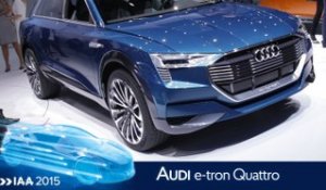 Audi e-tron quattro en direct du salon de Francfort 2015