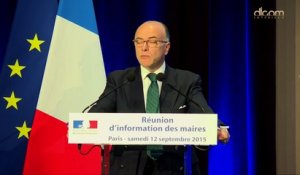Réunion avec les maires de France - Intervention de Bernard Cazeneuve