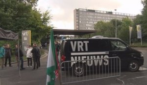 VRT : action de protestation contre le plan de restructuration
