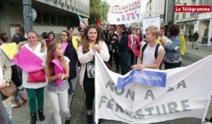 Brest. 150 personnes contre les fermetures de collèges