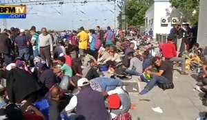 Affluence de migrants en Croatie