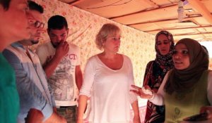 Nadine Morano dans des camps de réfugiés syriens en Jordanie et au Liban