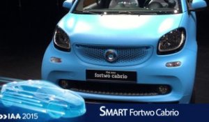 Smart Fortwo Cabrio en direct du salon de Francfort 2015