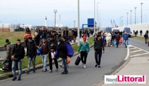 Les squats de migrants ont été évacués à Calais le 21 septembre 2015.