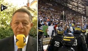 Le monde du football déplore les incidents du match OM-OL