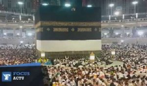 Premier jour du pèlerinage annuel de La Mecque
