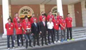 Basket - Euro : Les héros espagnols accueillis à Madrid