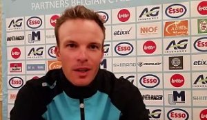 Interview de Iljo Keisse, membre de l'équipe Etixx-Quick Step, avant le mondial de cyclisme